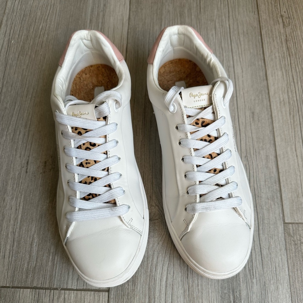 Pepe Jeans 100% leather sneakers